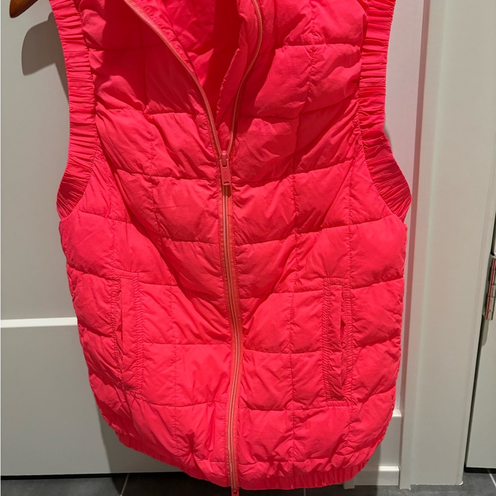 Anthropologie Free People FP Movement Piper Coral vest sold out